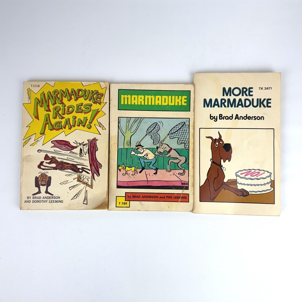 Marmaduke Book‎ Lot 3 Scholastic Book Services Brad Anderson Leeming